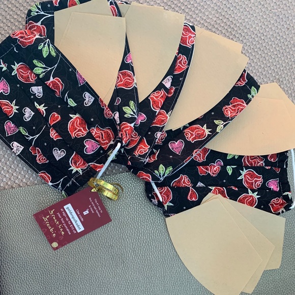 Tie Dye Fashion Filter Pocket Luxury Face Mask - Picture 4 of 10